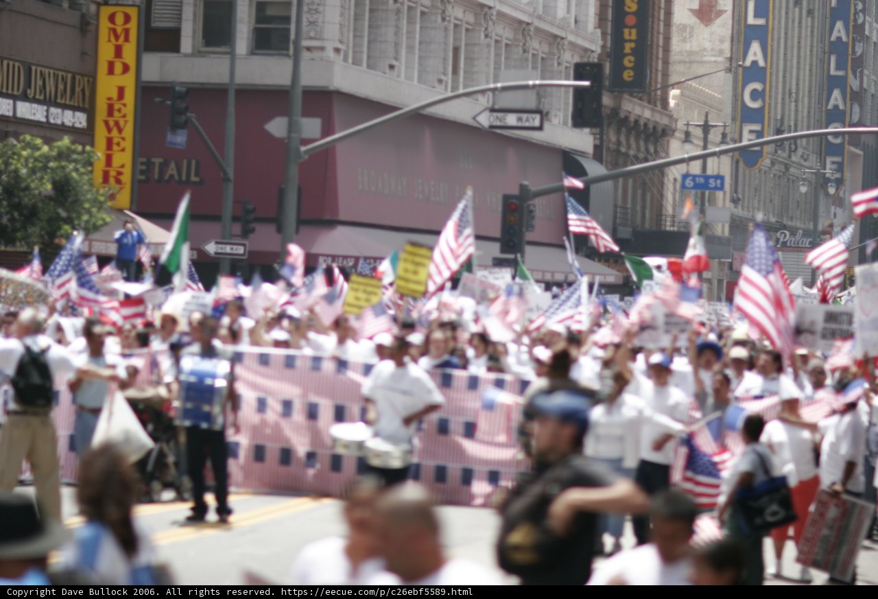 Patriotic Parade in the City
