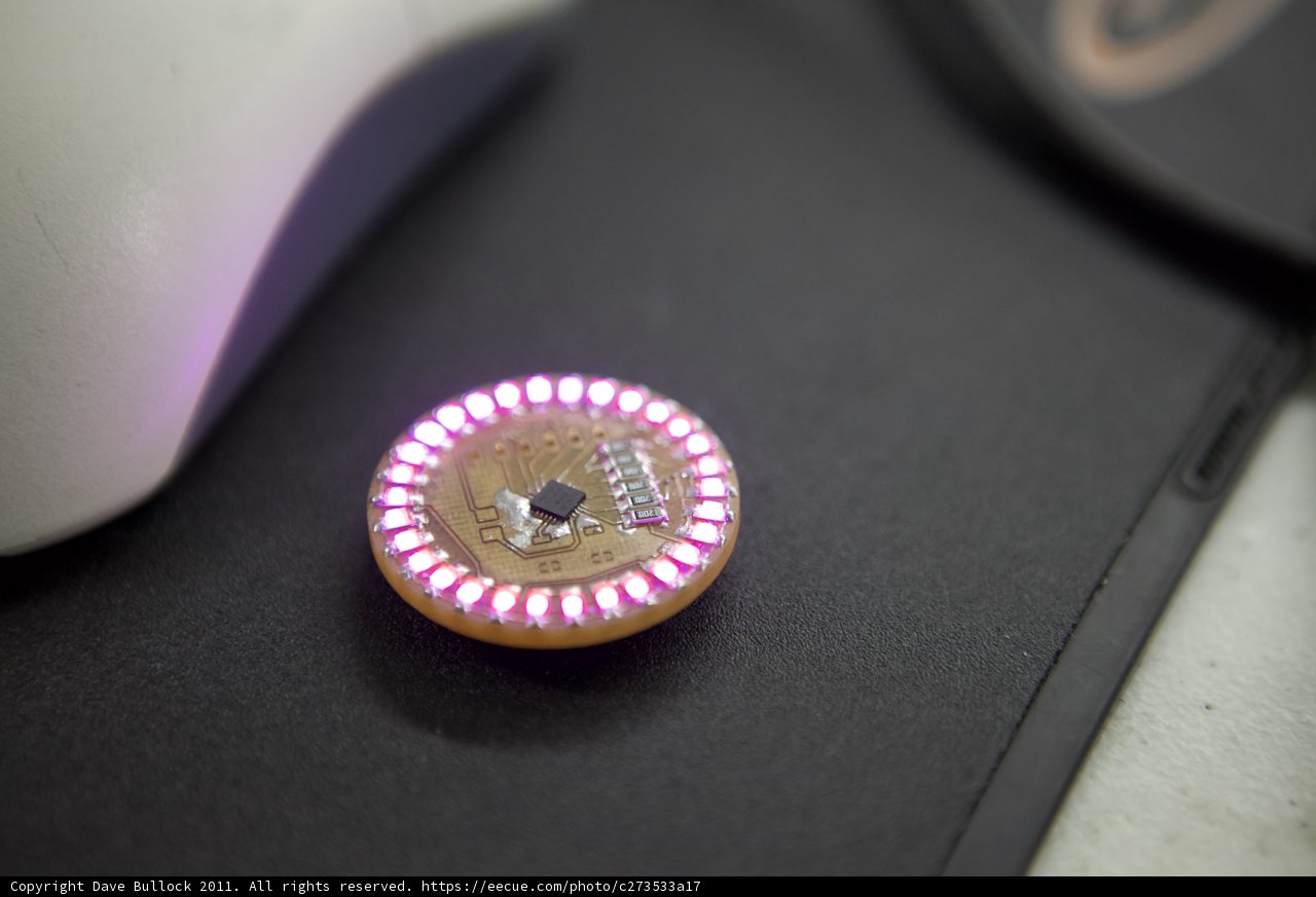 LED Mouse Badge
