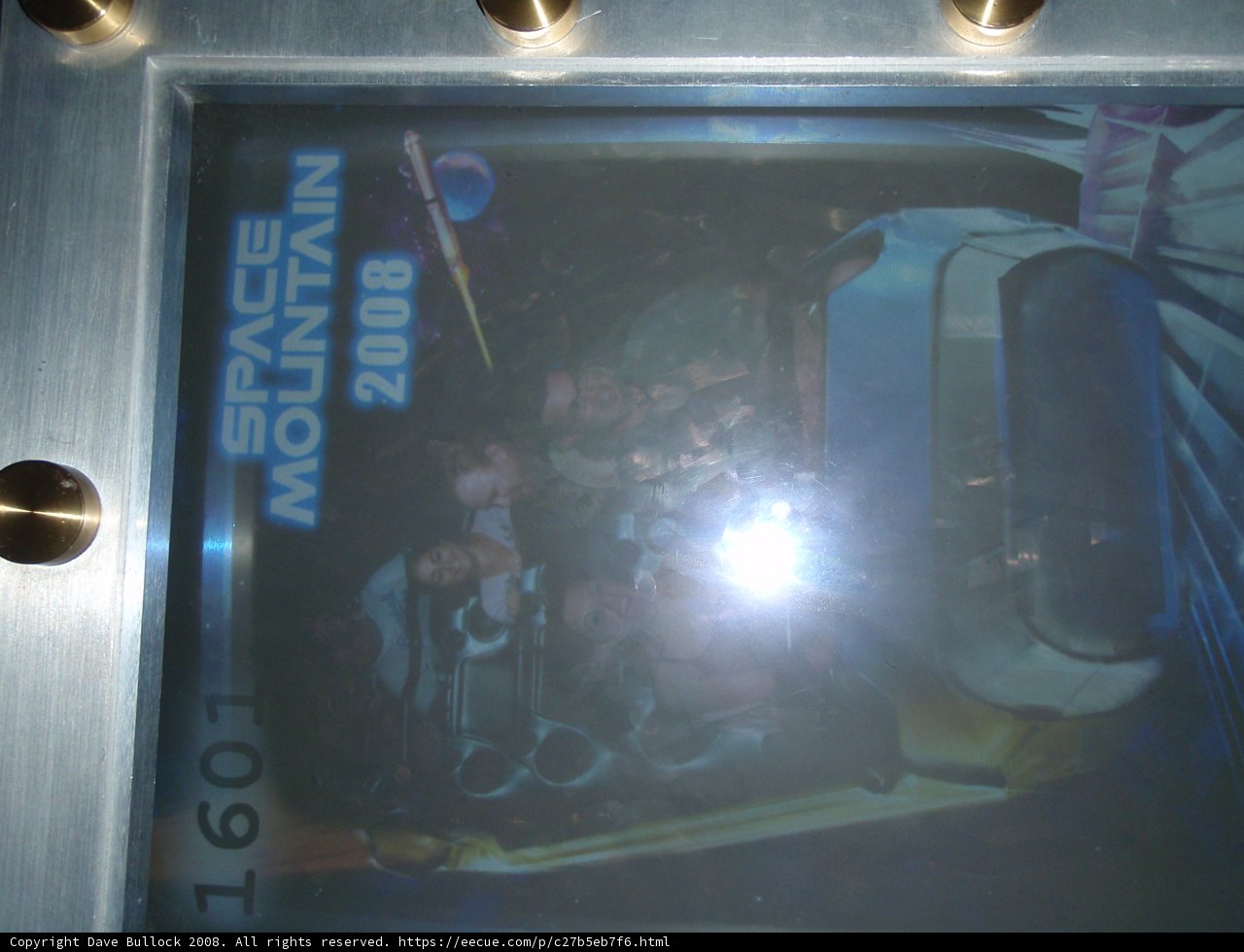 Space Mountain Ride in Disneyland