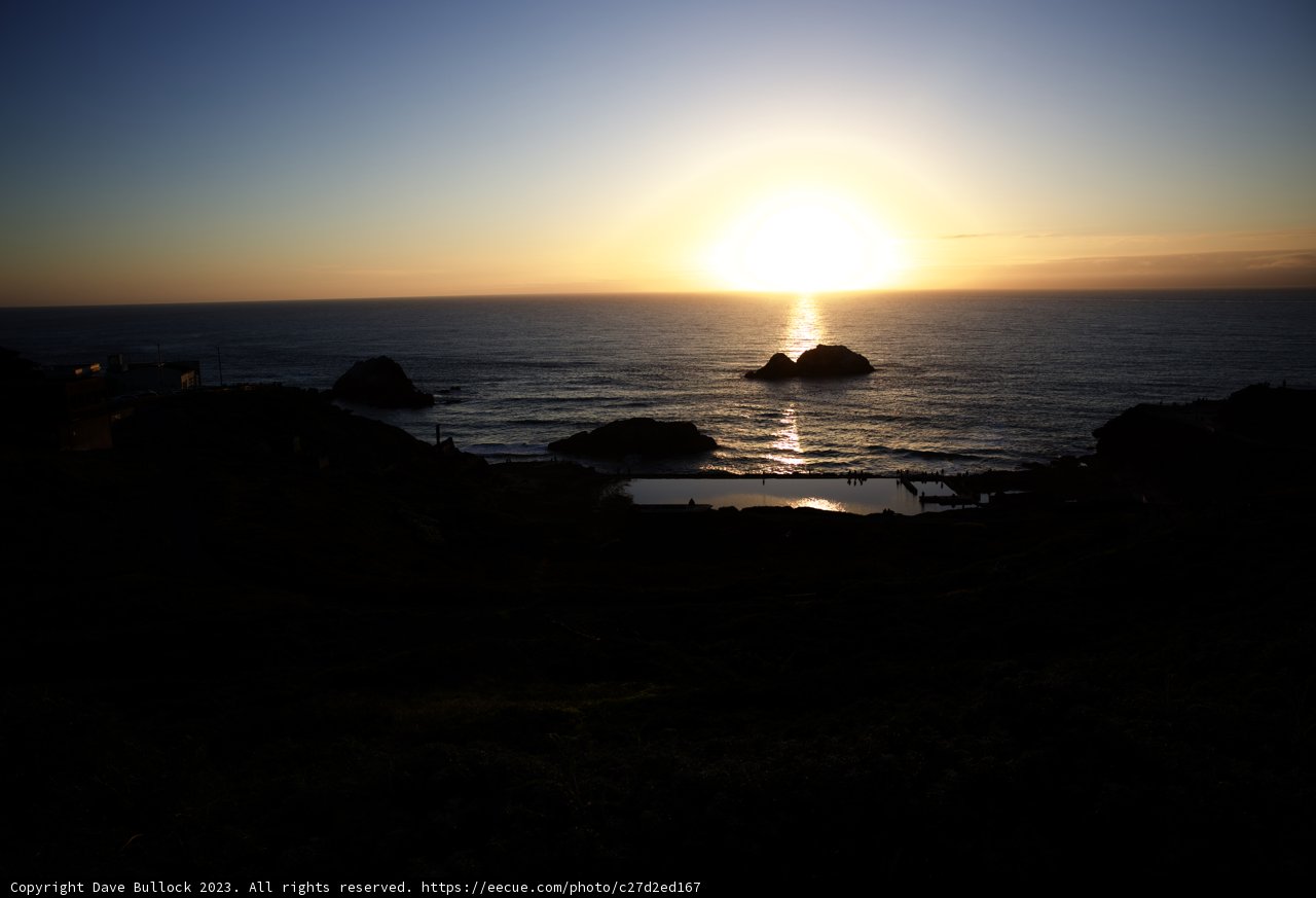 Enchanting Sutro Baths Sunset