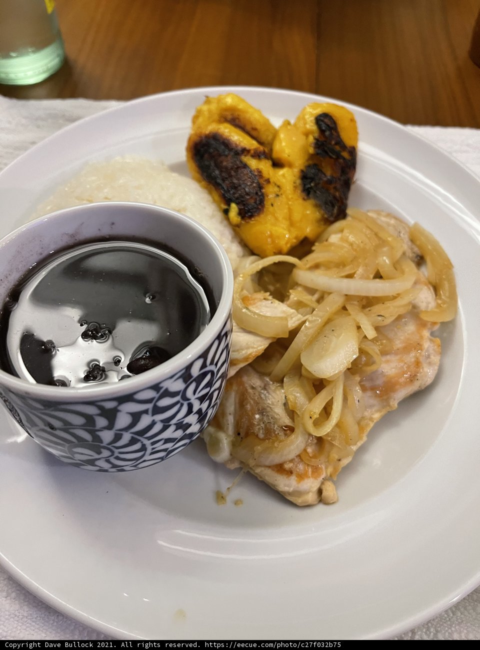 A Delicious Plate of Chicken and Rice