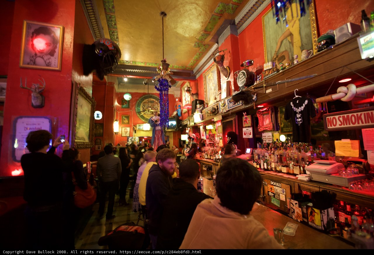 Election Day Crowd at the Pub