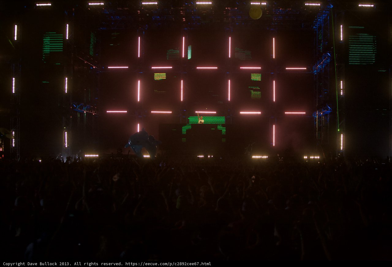 Coachella Stage Lights Up the Night