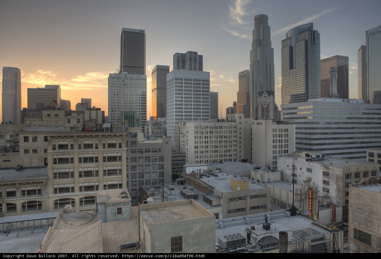A Beautiful Metropolis Sunset