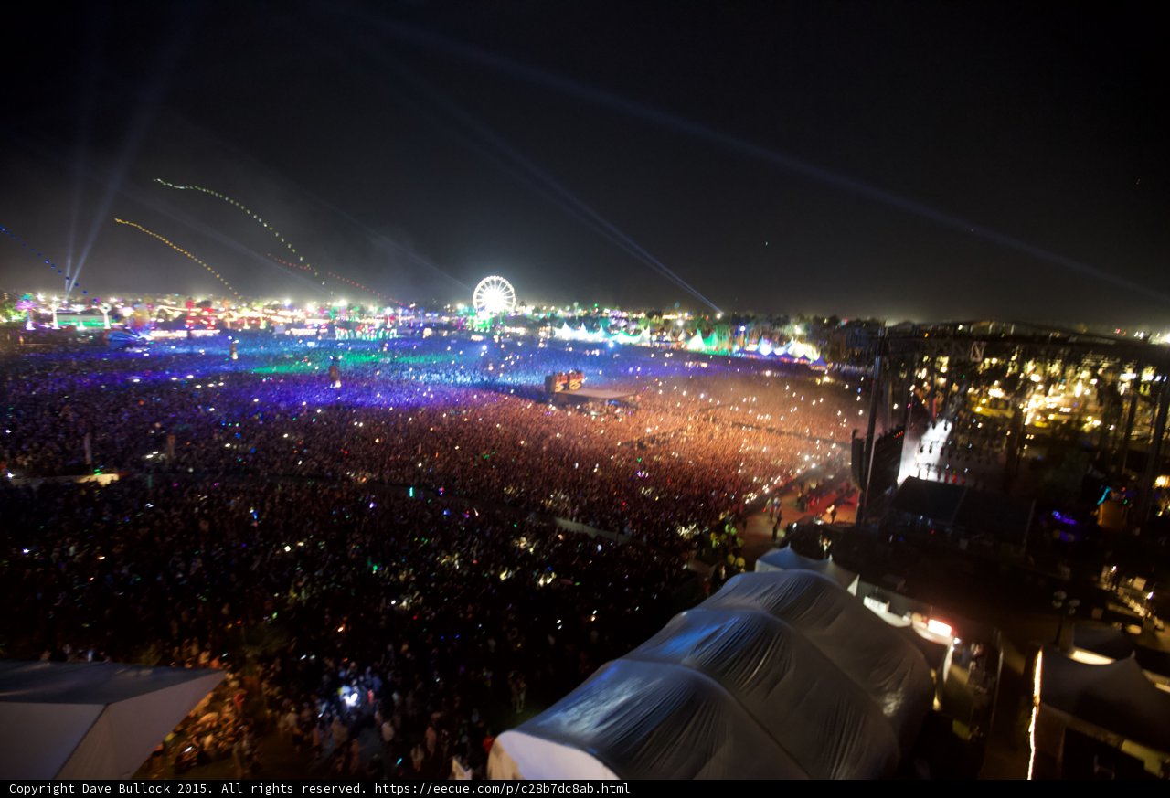 Illuminating the Night Sky at Coachella