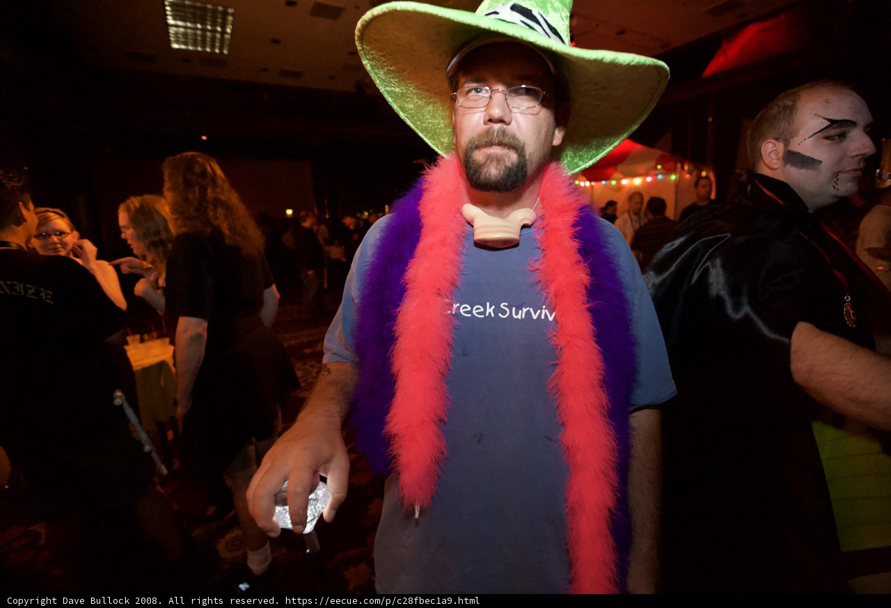 The Man with the Purple Feather Hat