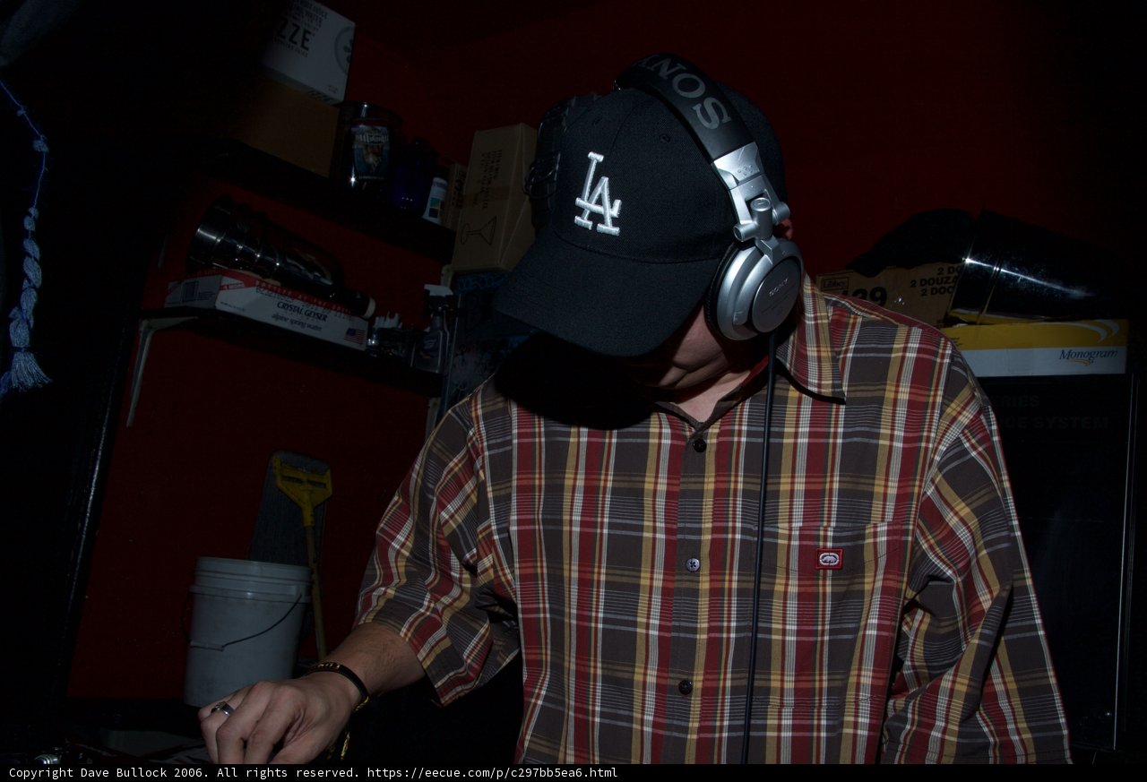 Grooving with Headphones and Hat