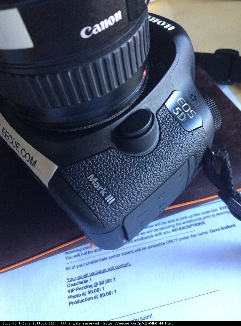 Canon EOS 60D Camera and Lens