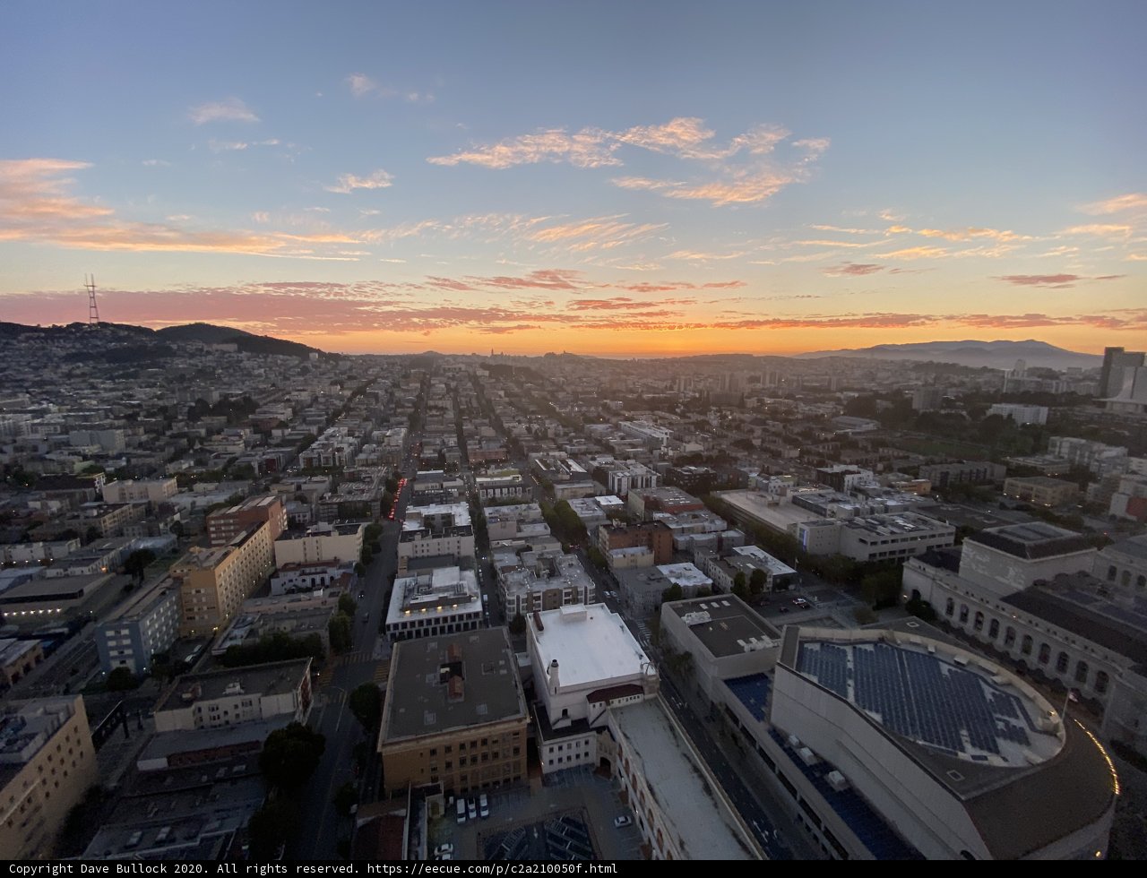 San Francisco Skyline at Sunset
