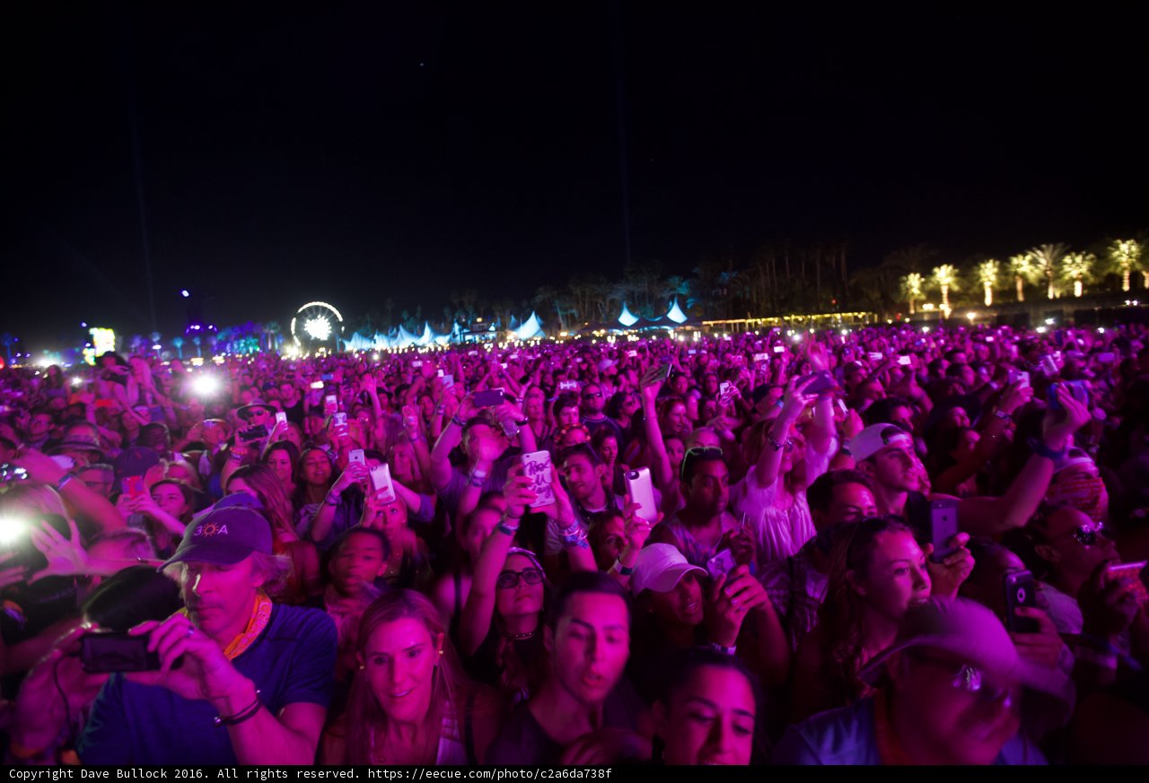 The Glowing Crowd at Coachella