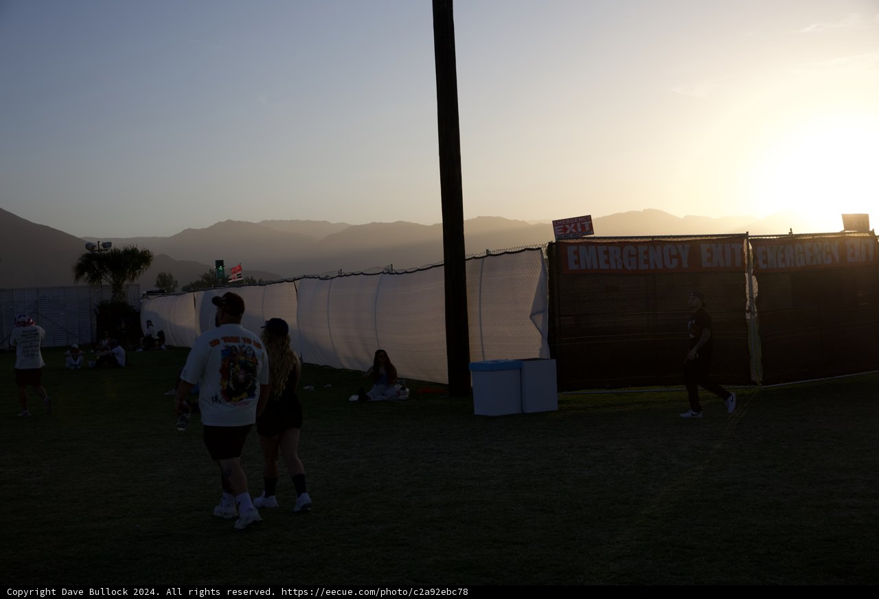Sunset Silhouettes at Coachella 2024