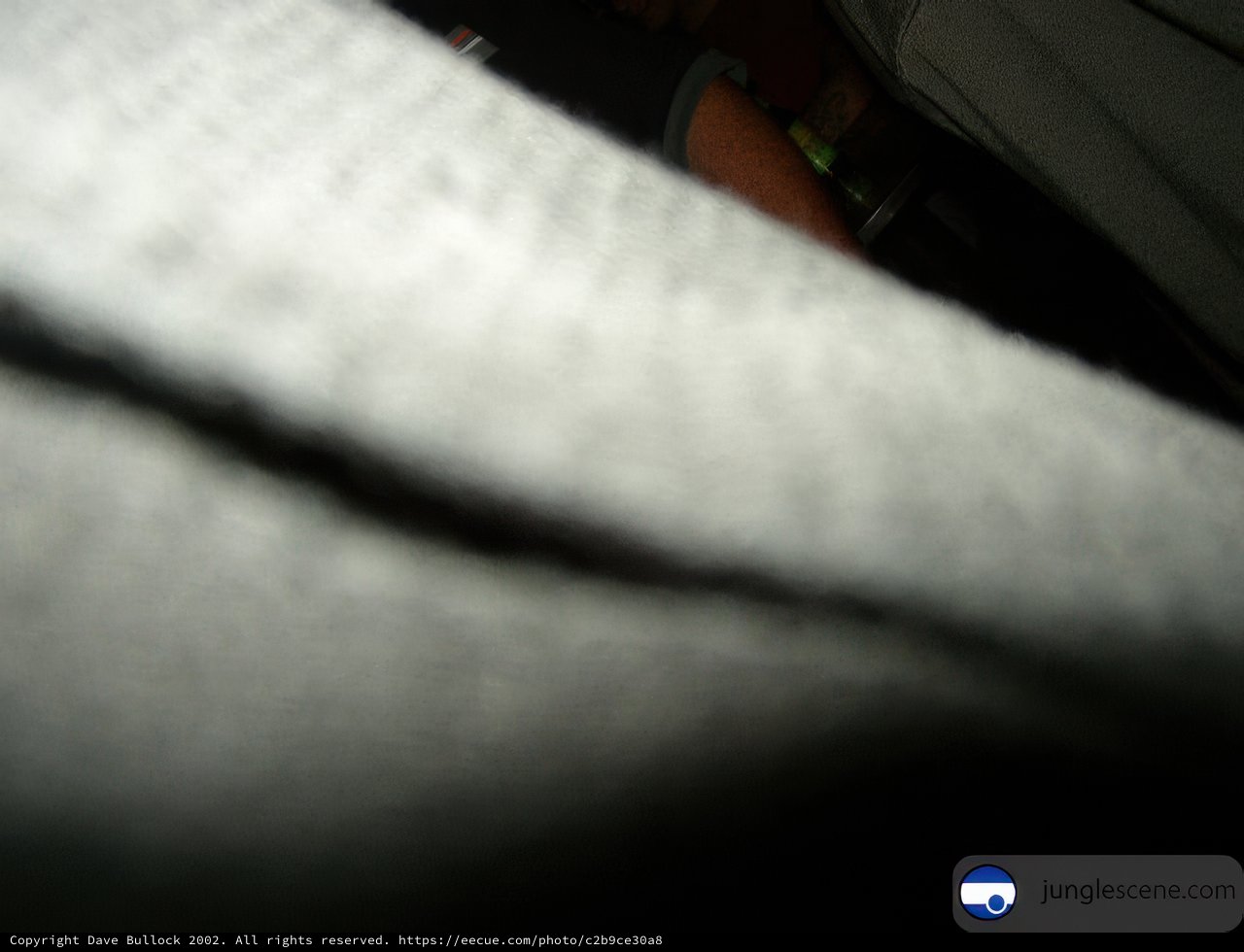 Sitting comfortably in the car