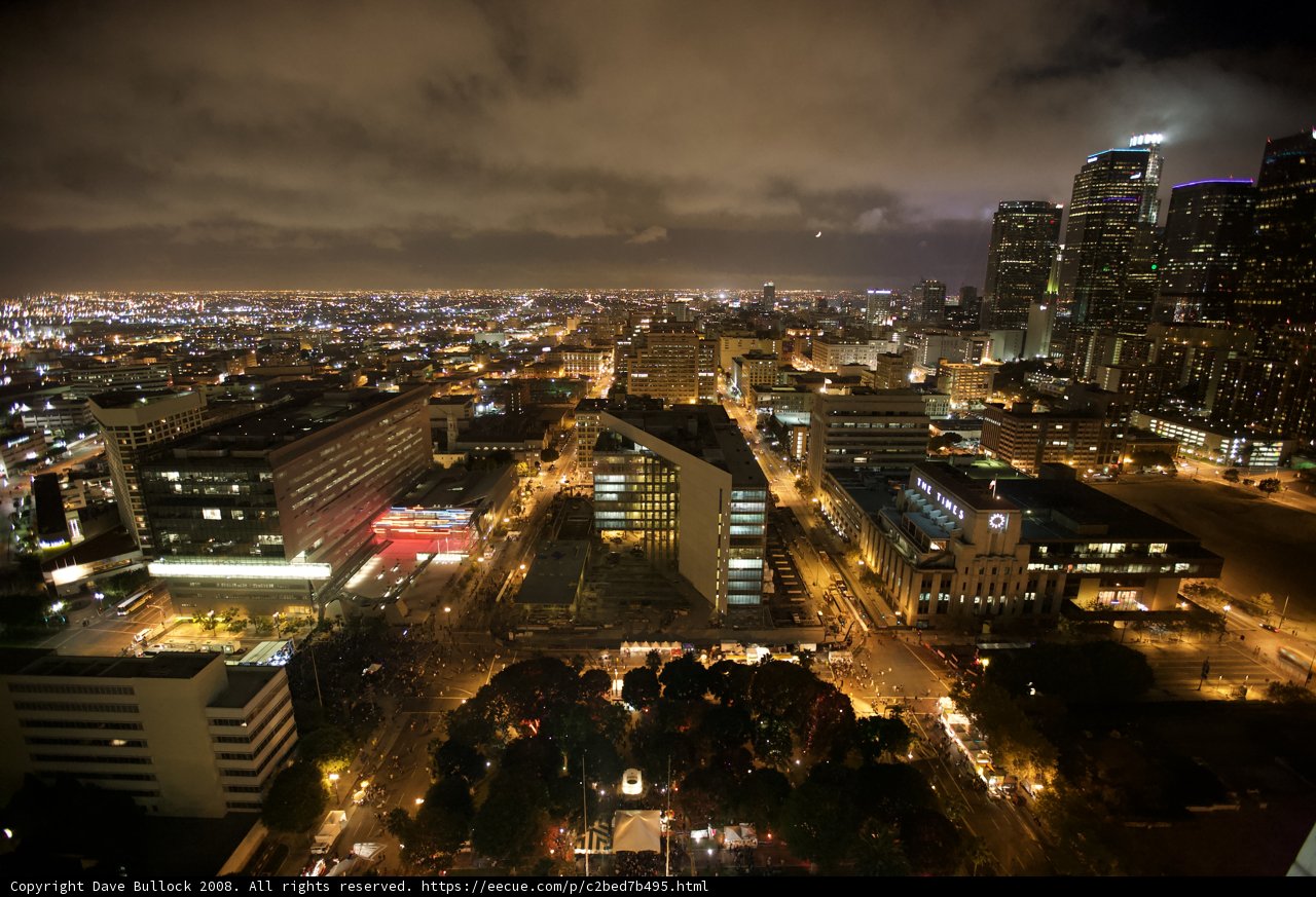 Metropolis under the Night Sky
