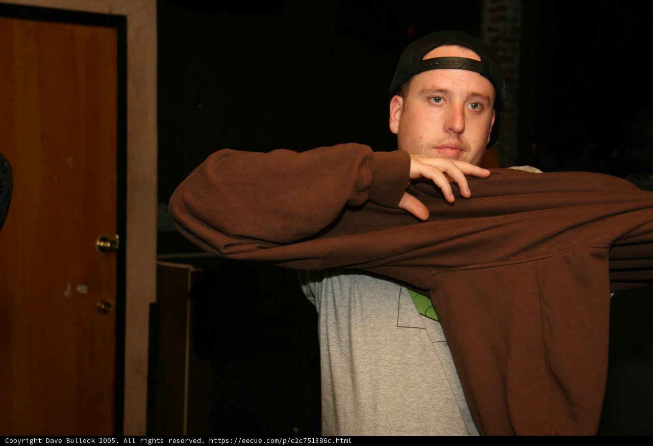Brown Hoodie and Beanie by the Door