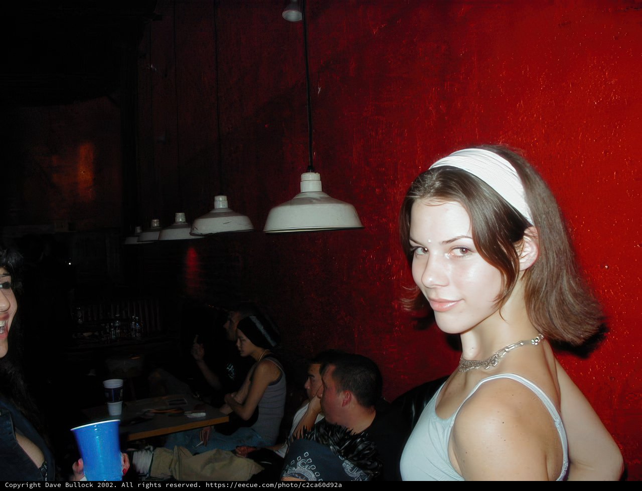White Headband and Urban Nightlife