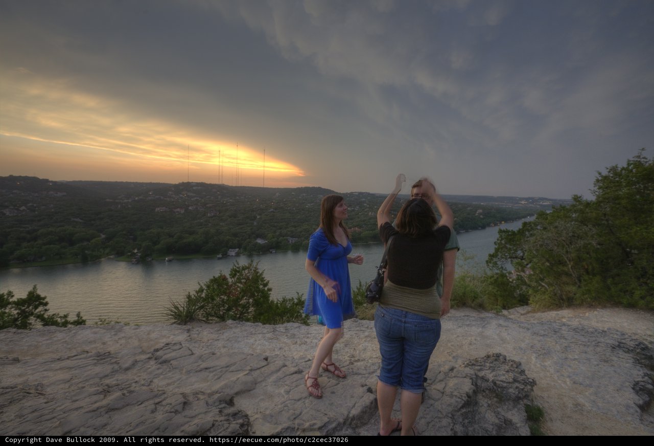 Friends Capture Sunset Magic Over Austin's Lake