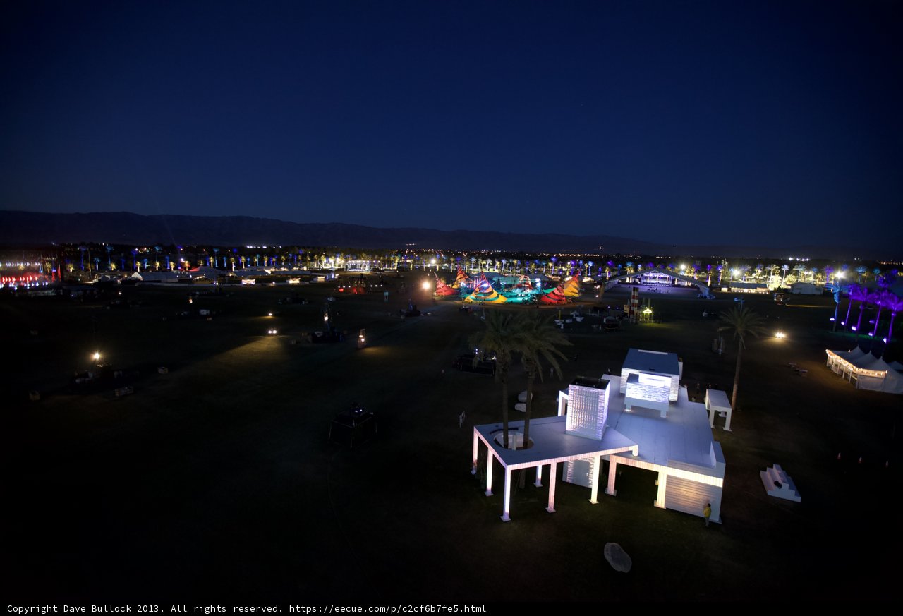 Night Sky Above Coachella