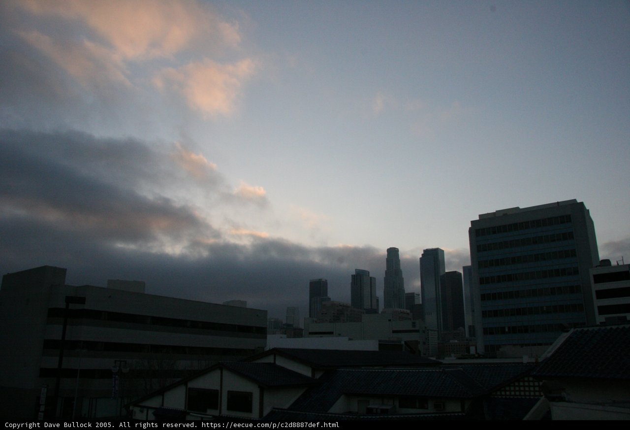 Metropolis Skyscrapers at Sunset