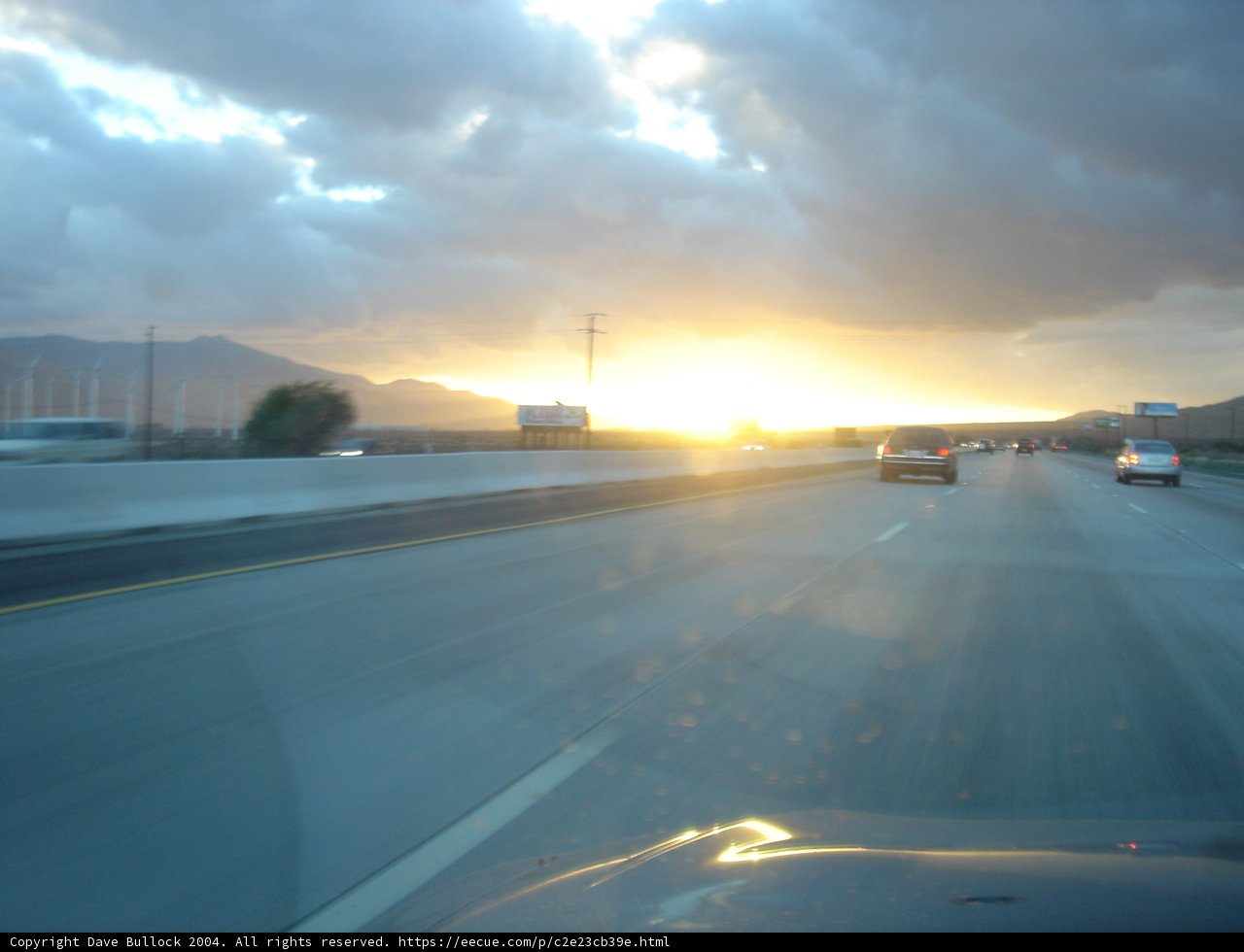 Highway at Sunset