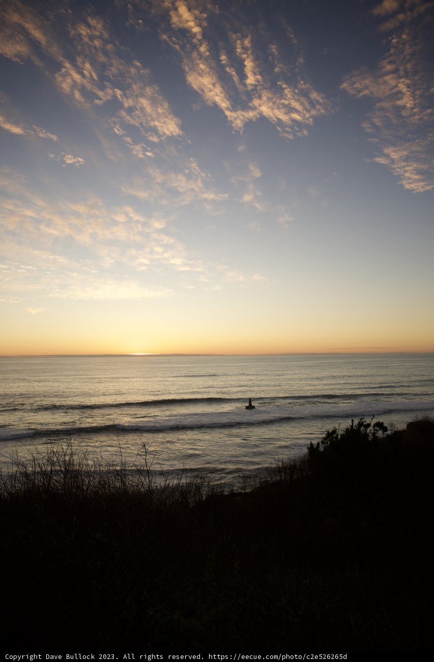 Surfing at Dusk, Halfmoon Bay Pumpkin Patch 2023
