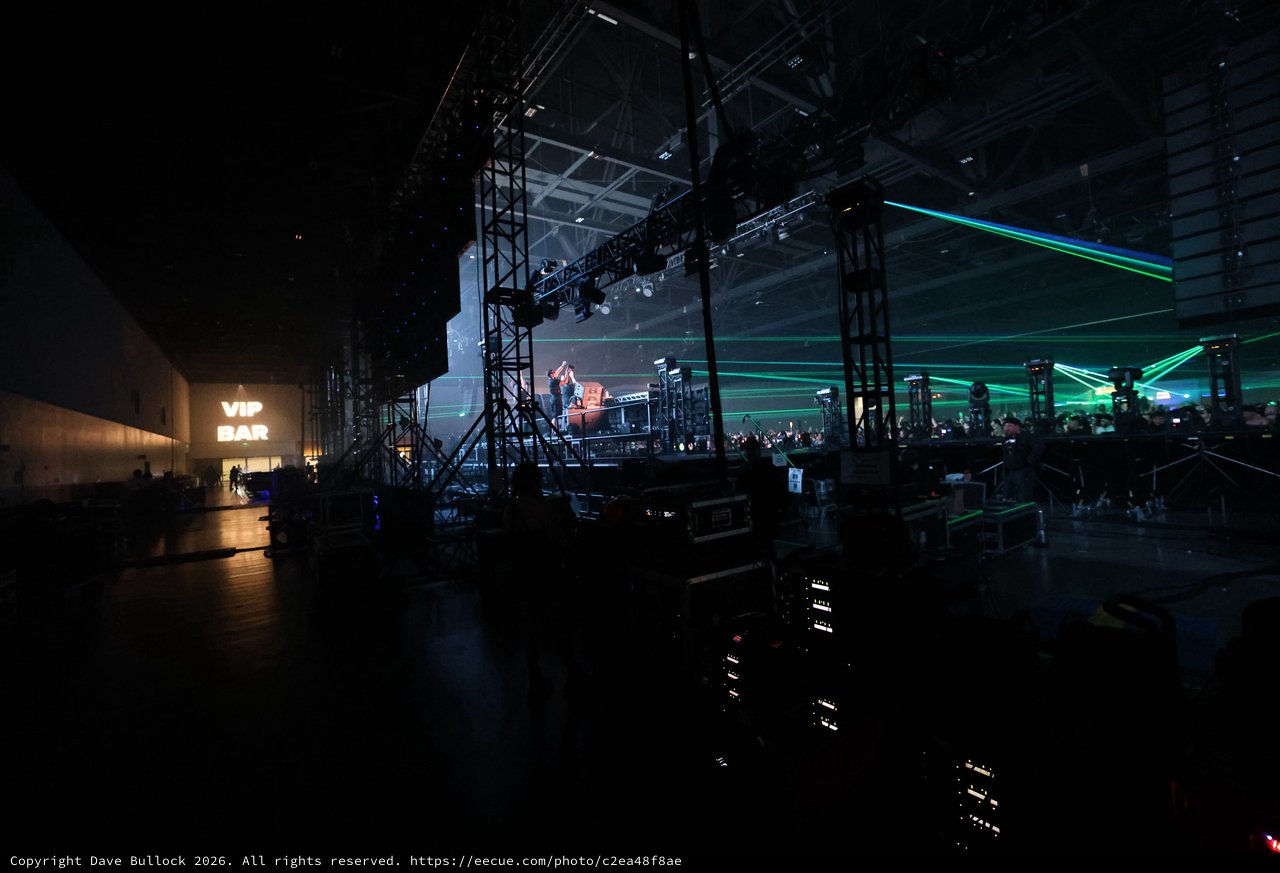 Green Laser Spectacle at Wobbleland 2026 Festival