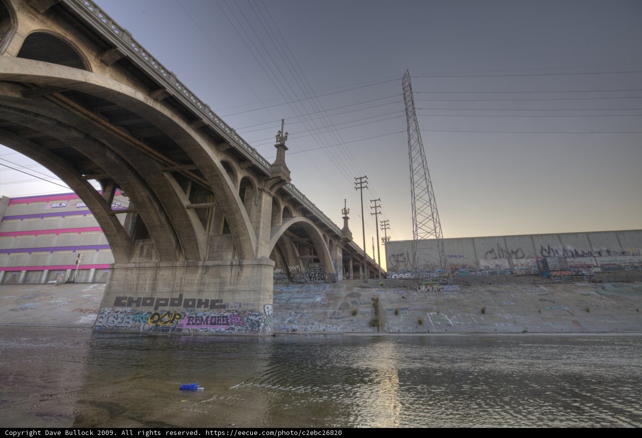 The Graffiti-Laden Bridge Over LA River