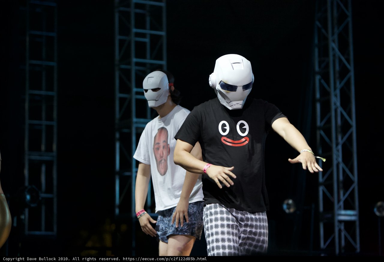 Masked Performers Rock Coachella Stage