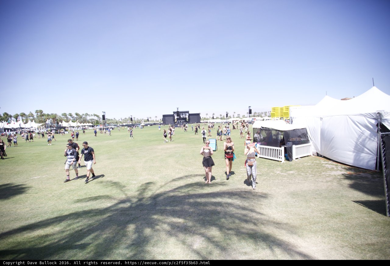 Camping at Coachella