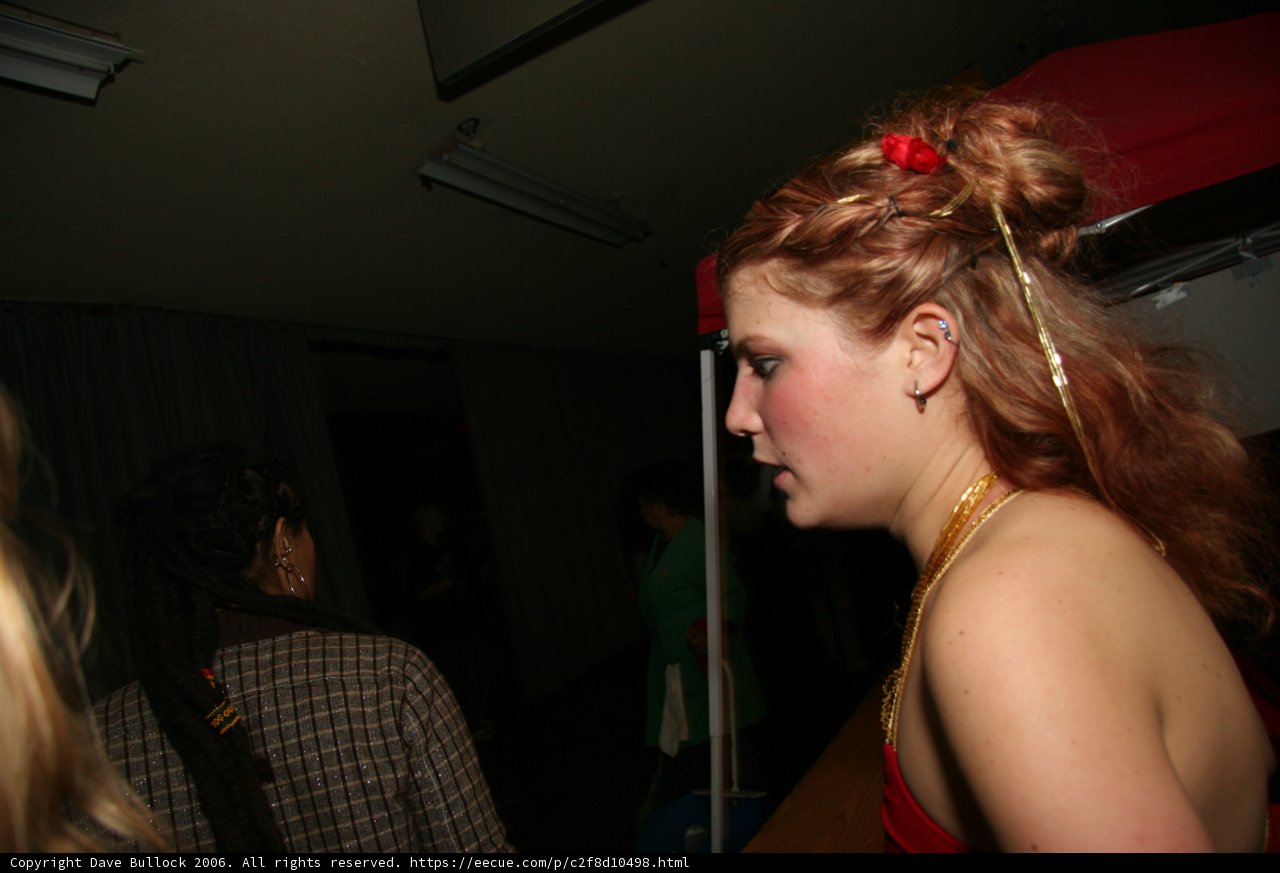Red-Haired Woman in a Nightclub