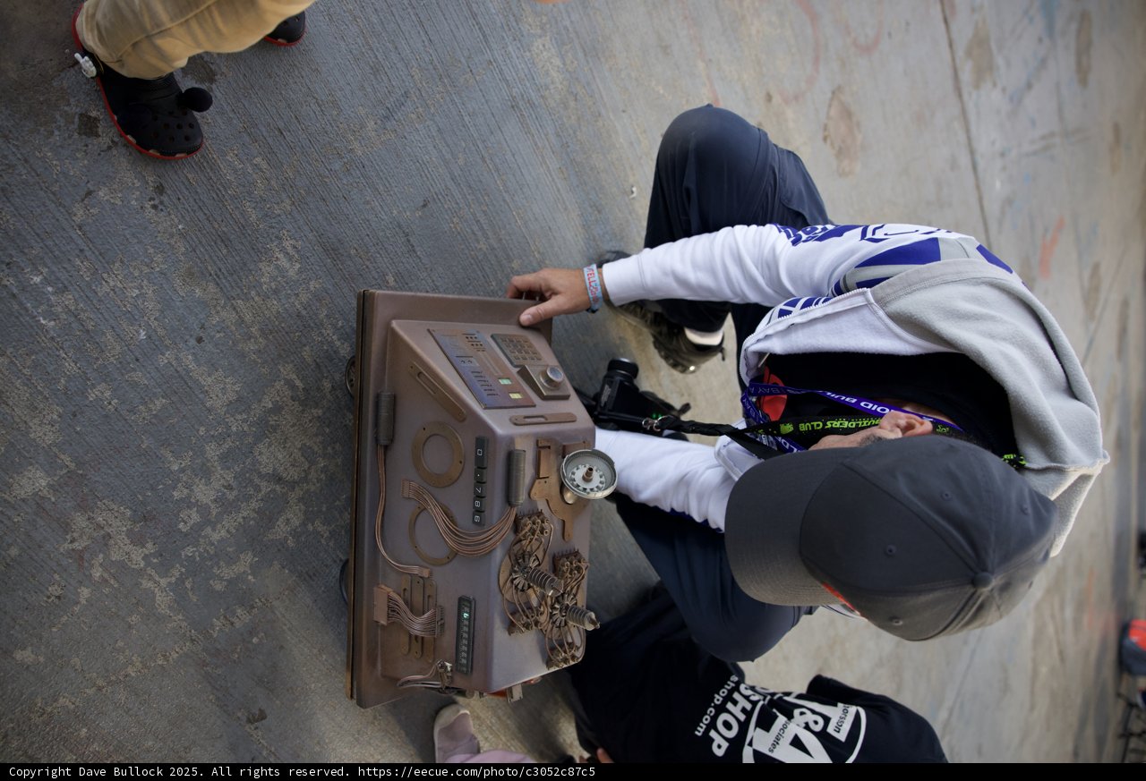 A Curious Encounter with a Steampunk Gadget