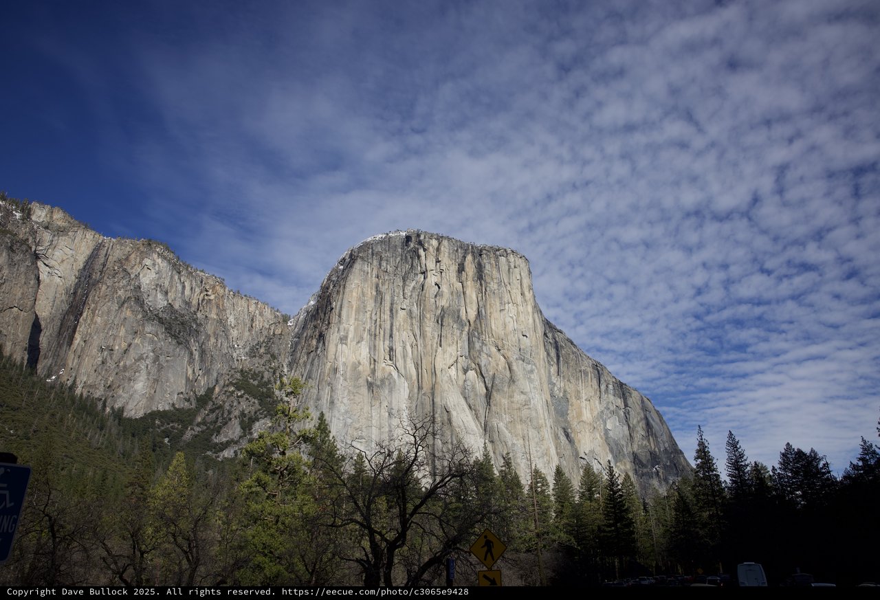 El Capitan Rising Above Yosemite Valley Floor