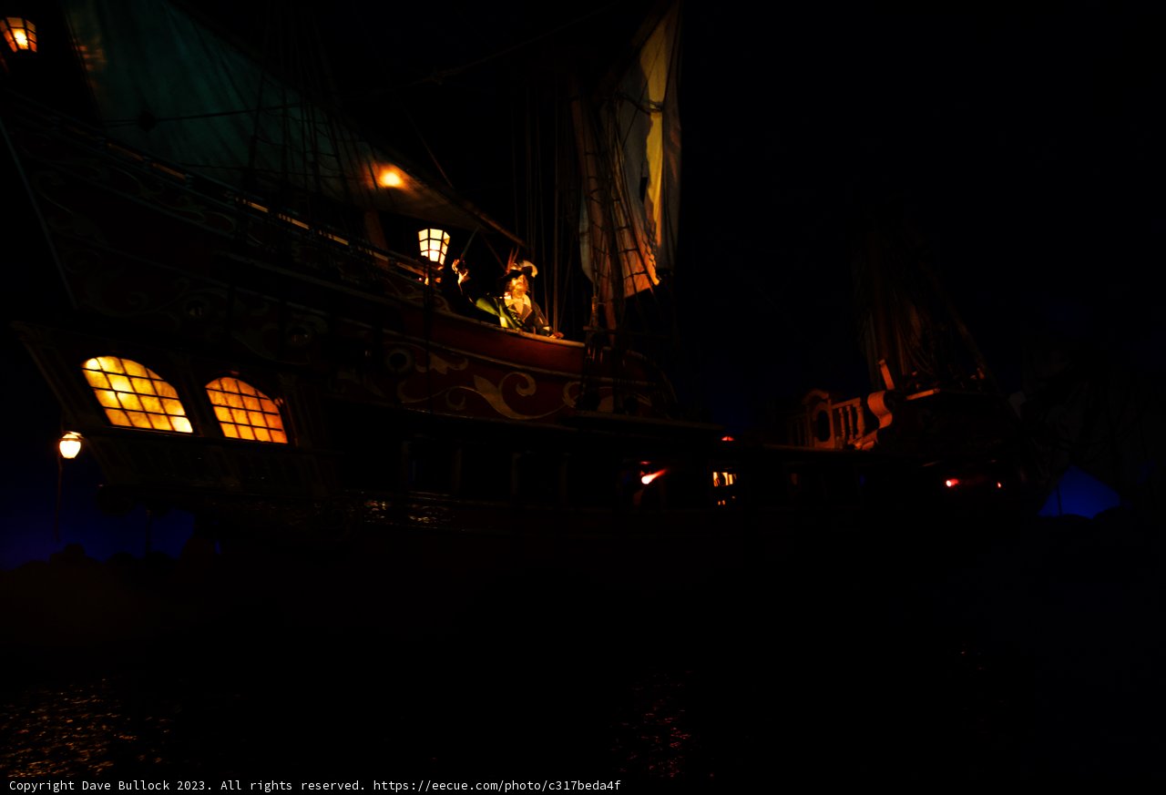 Nighttime Adventure Aboard the Pirate Ship
