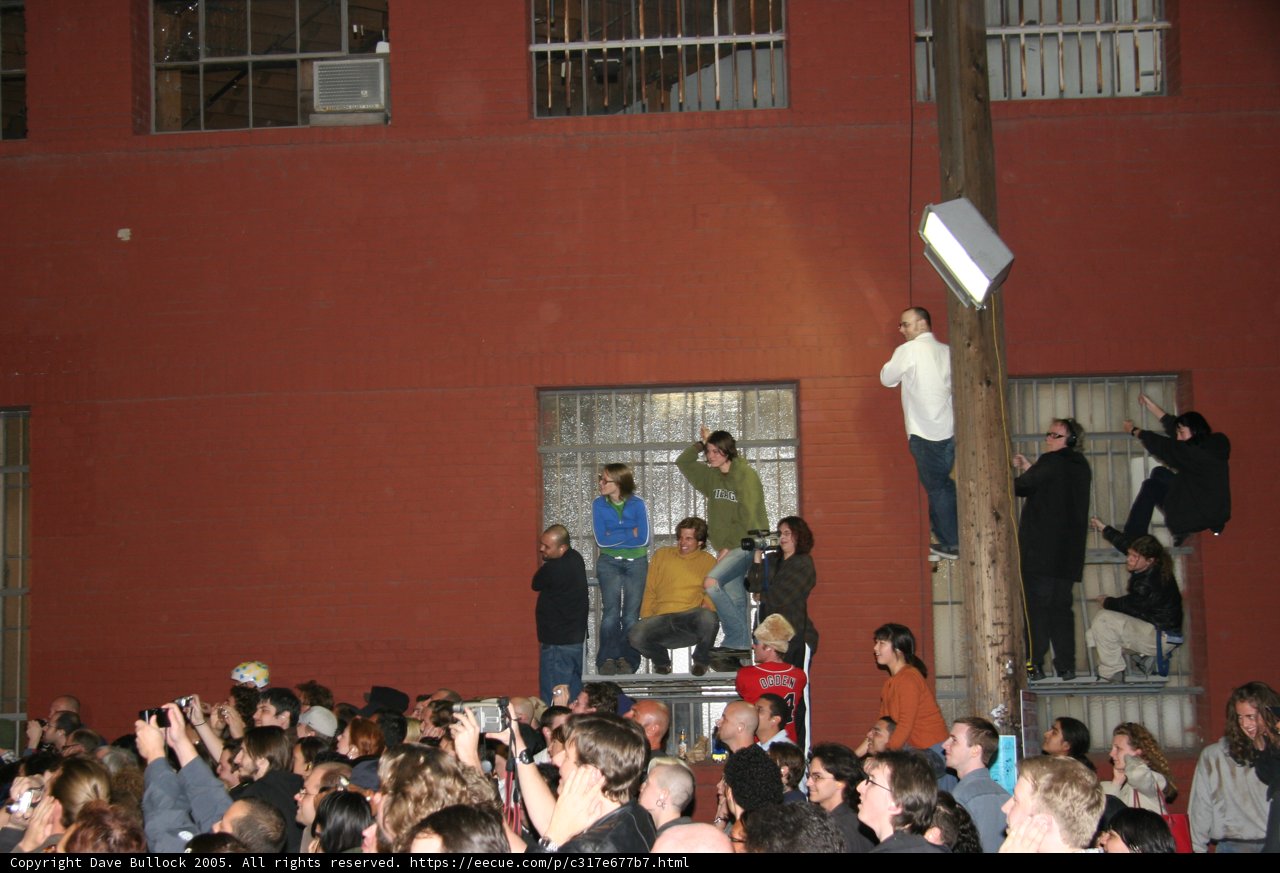 A Packed Audience at the 2005 Concert