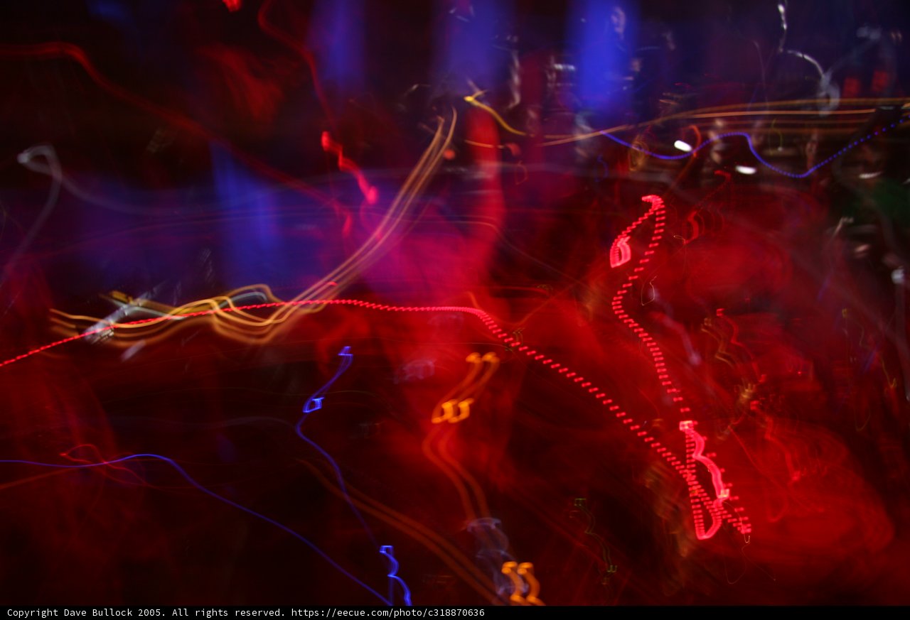 Fractal Light Show at the Urban Club