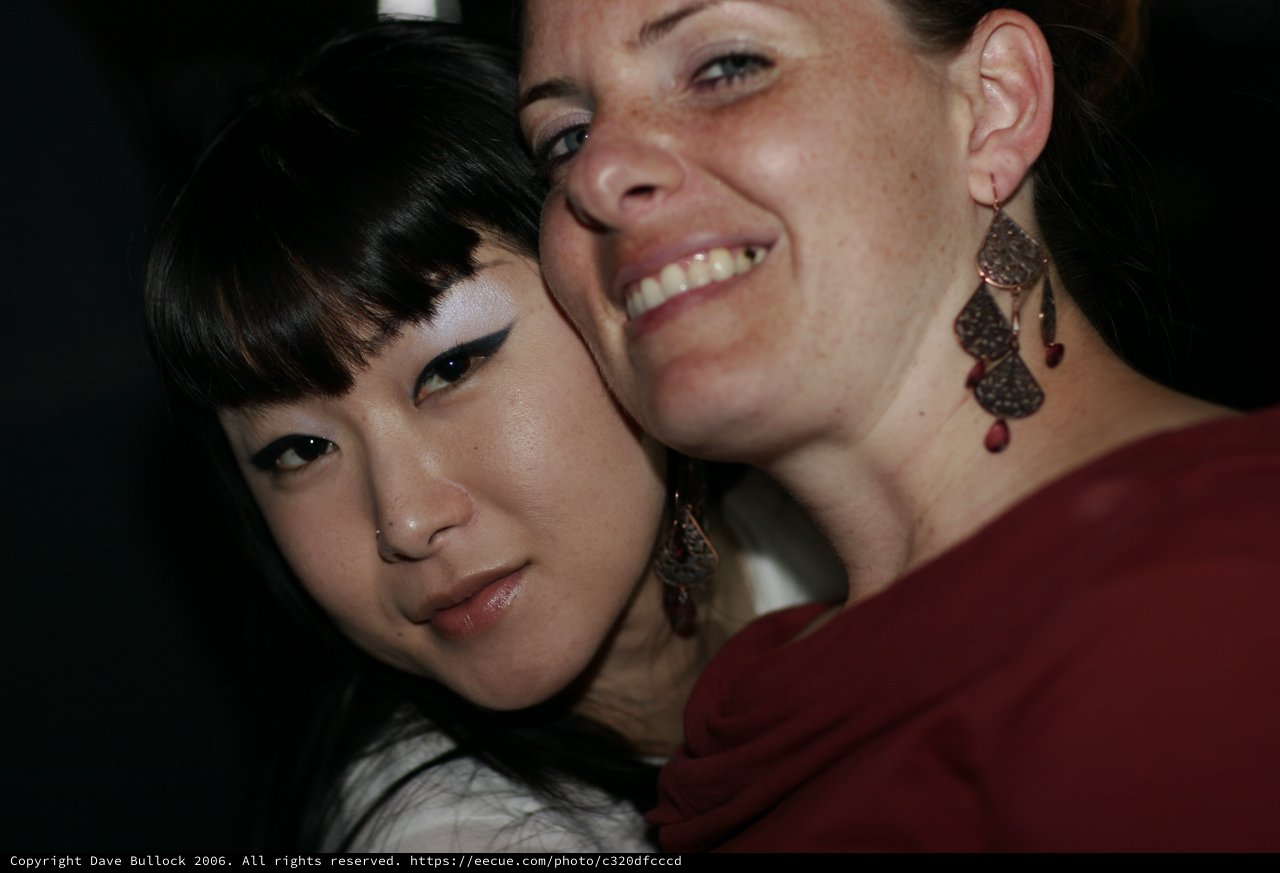 Two Friends Share a Warm Moment Together