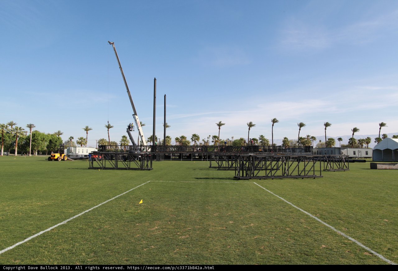 Construction Crane in the Vast Field