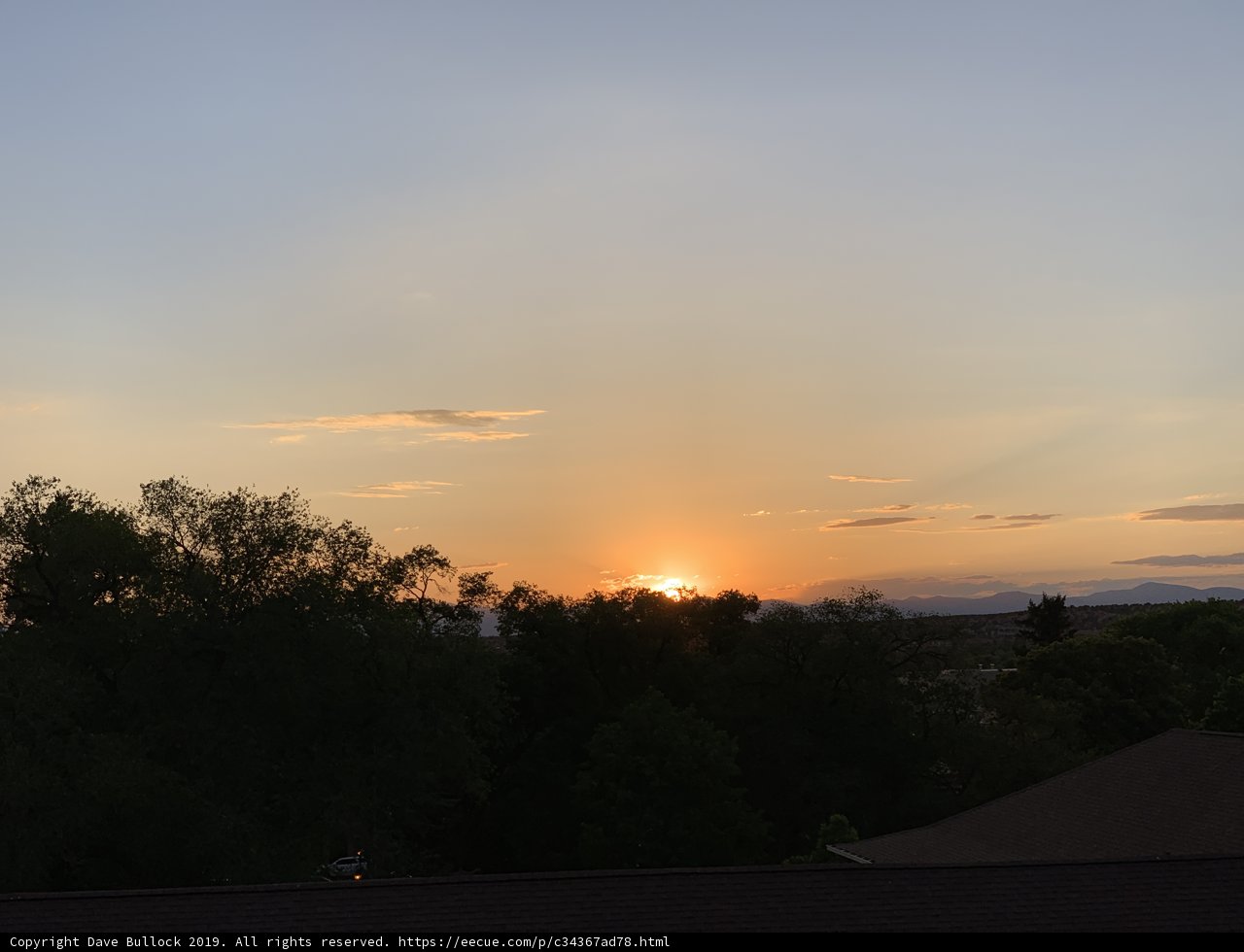 Mountain Sunset Spectacle