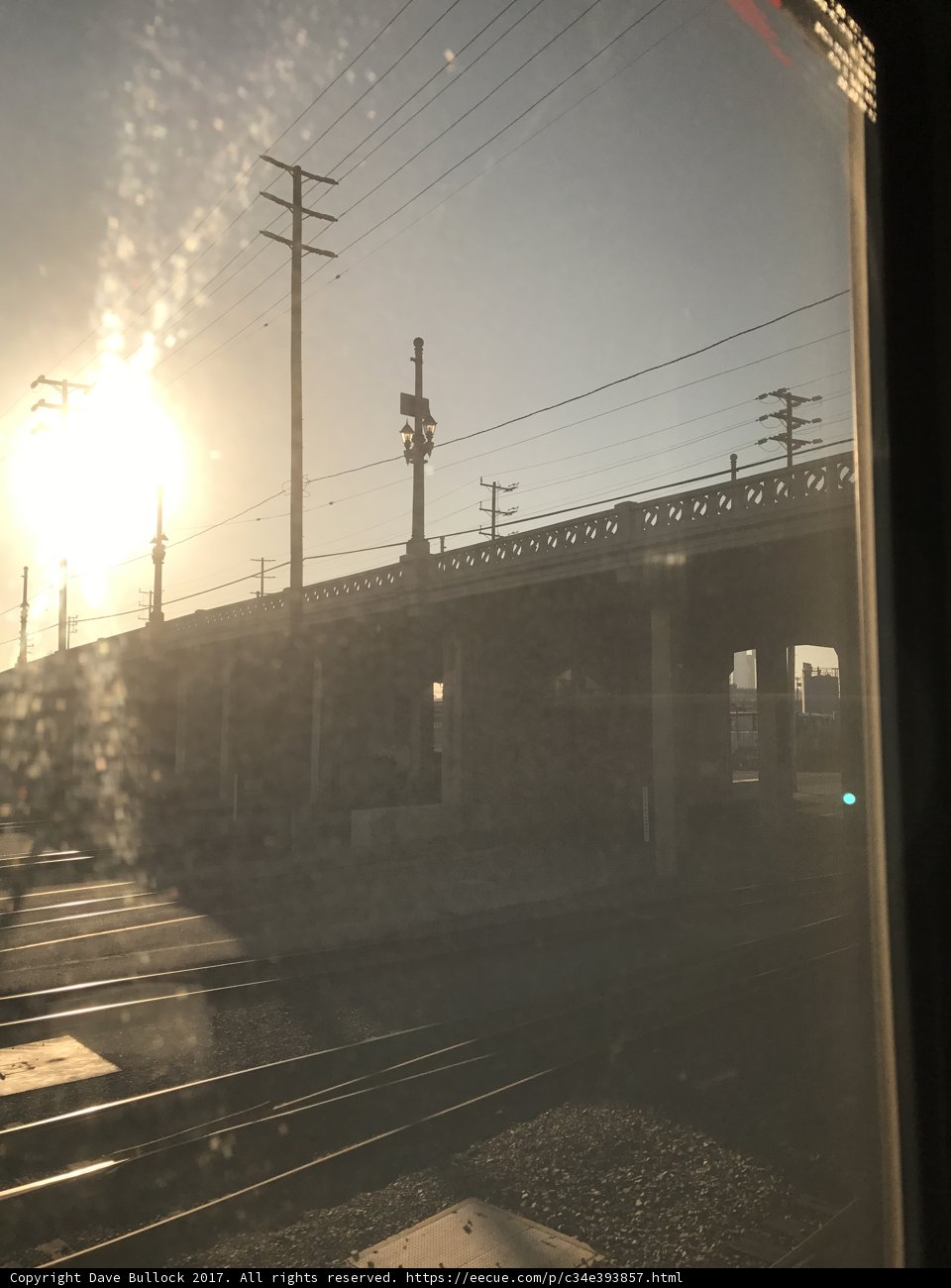 Sunset on the Railroad Tracks
