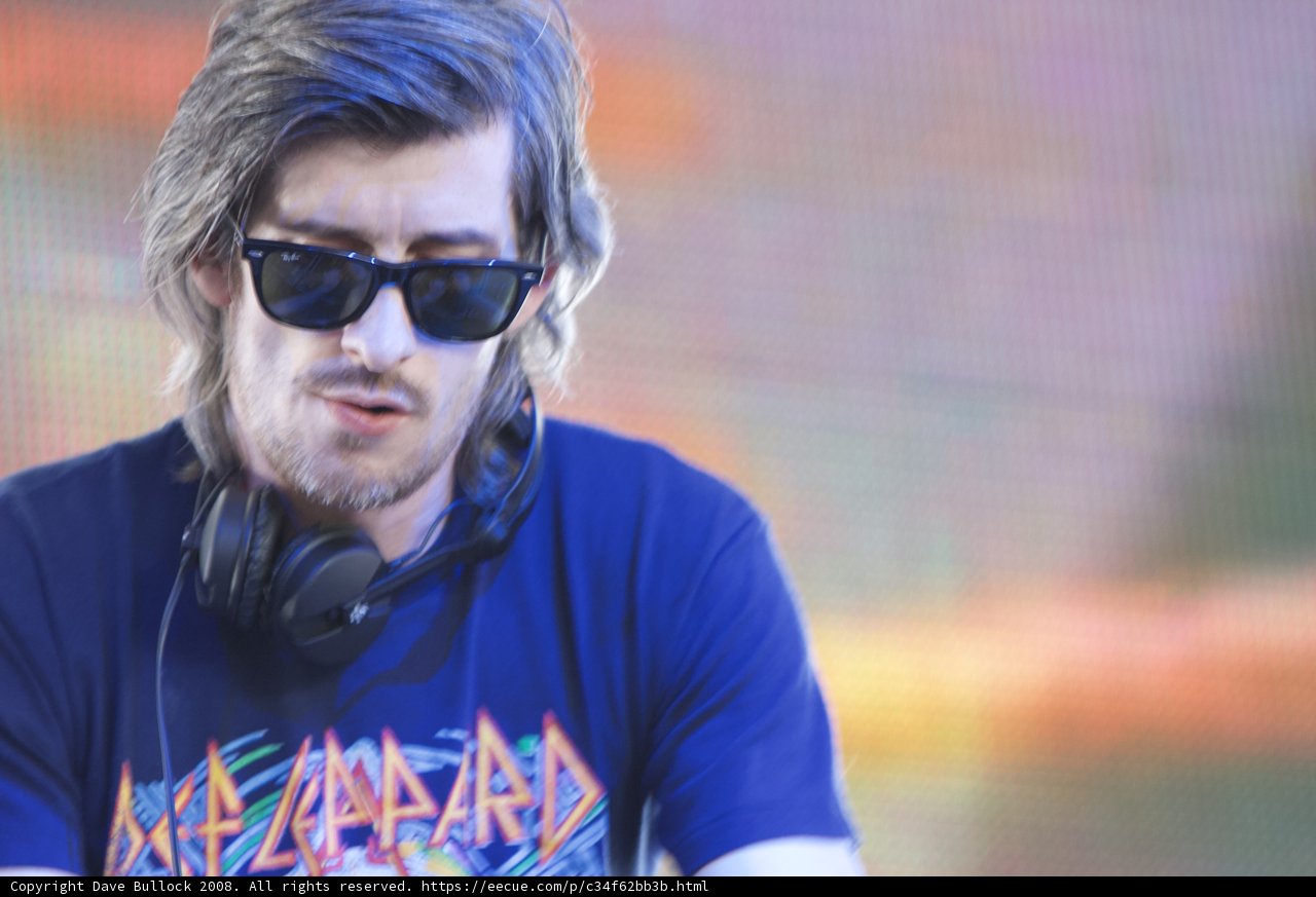 Sunglasses and Microphone on Stage