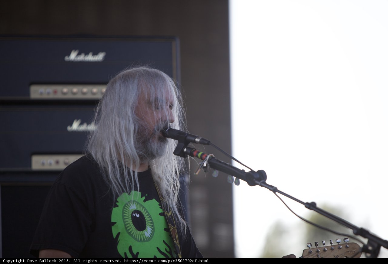 J Mascis at Microphone