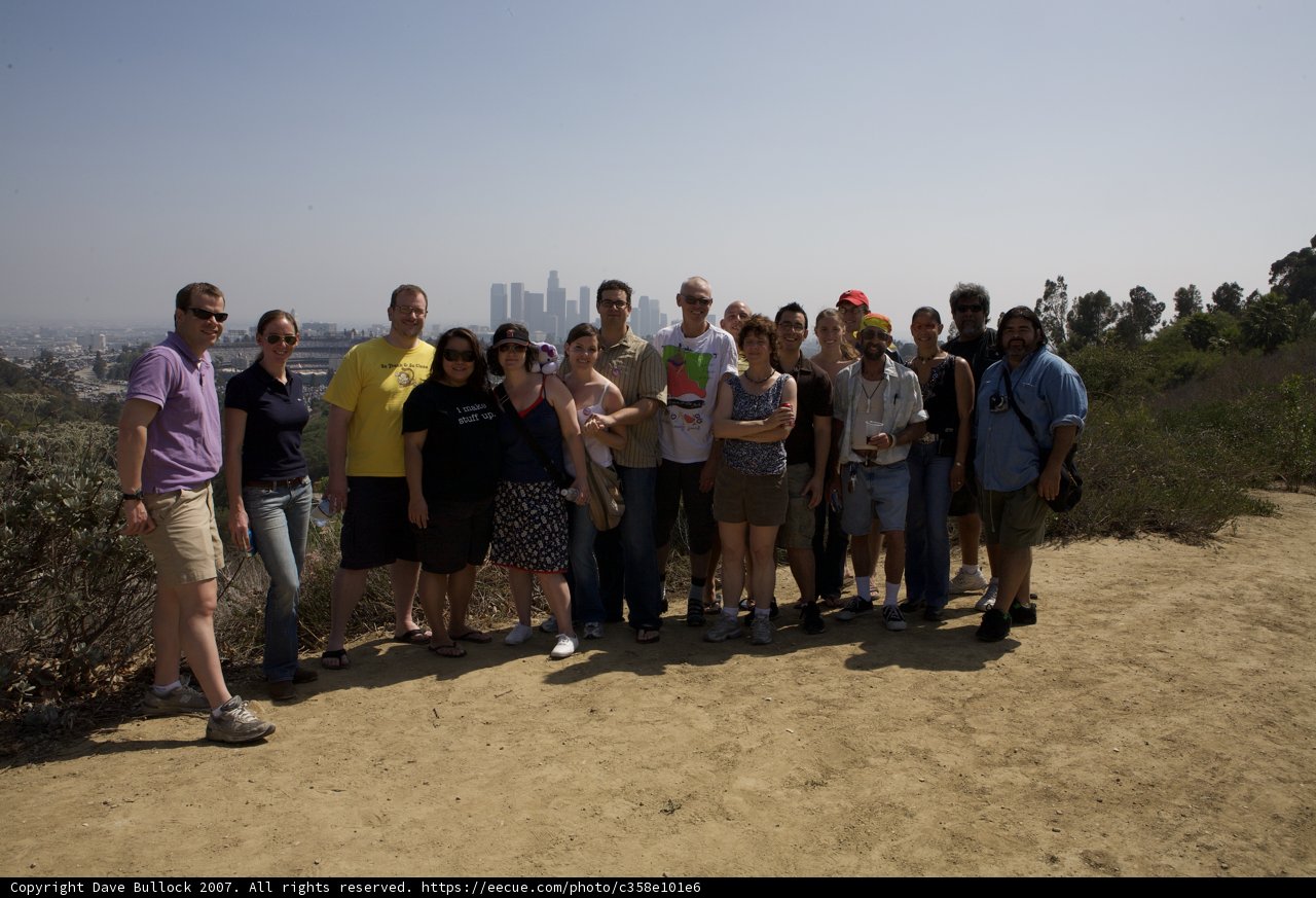 The 2007 Blogdowntown Picnic Crowd Takes a Leisurely Hike