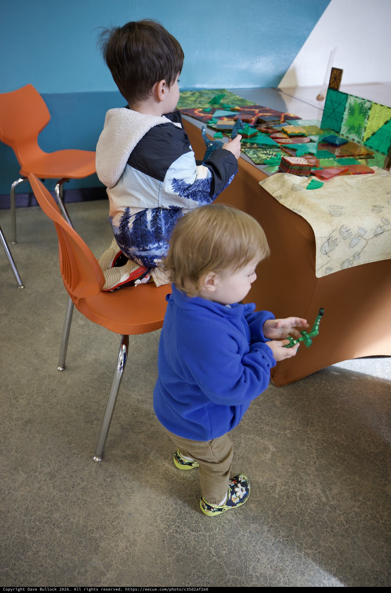 Children Engaged in Creative Arts and Crafts Activity