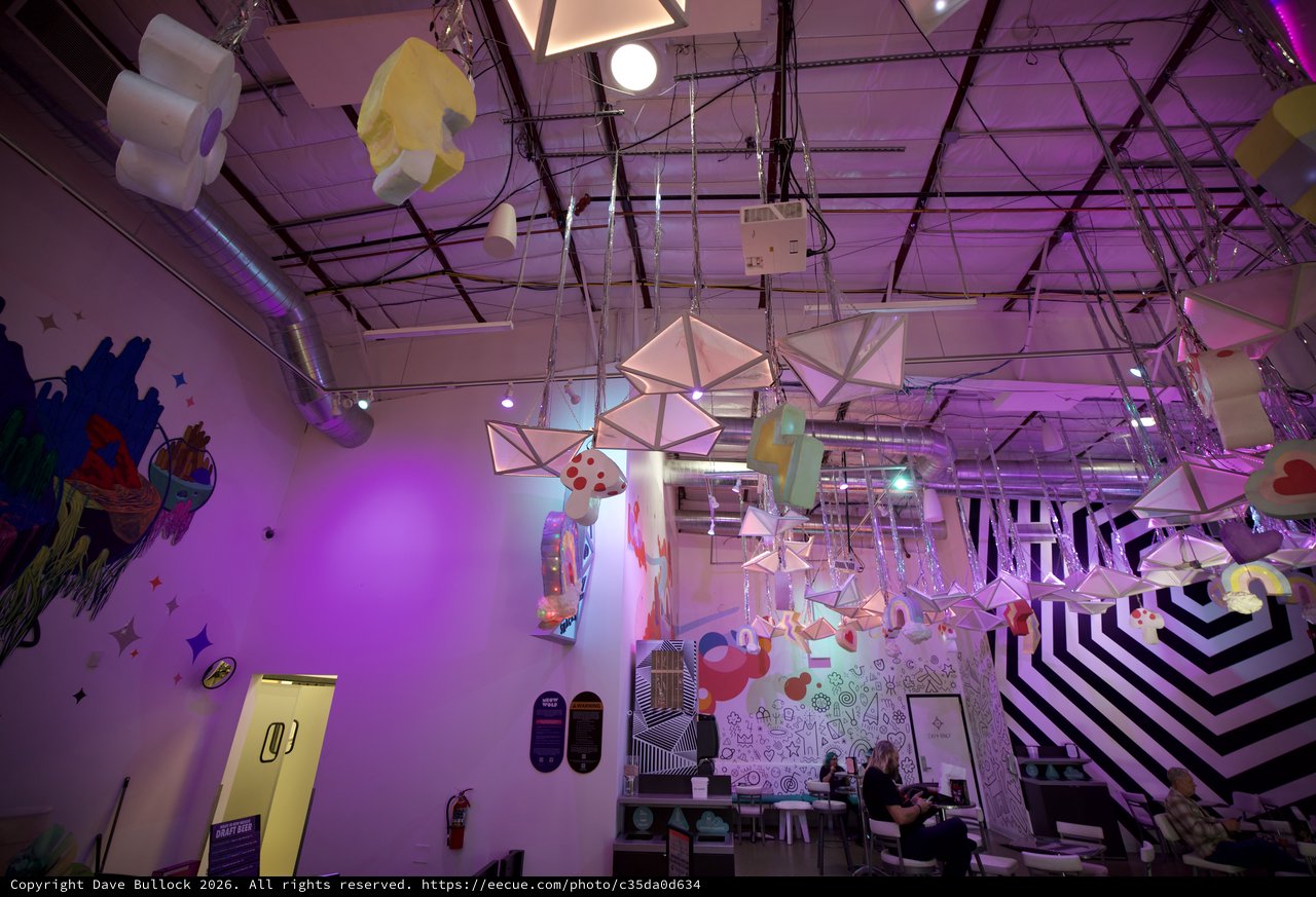 Whimsical Art Installation at Contemporary Gallery Space