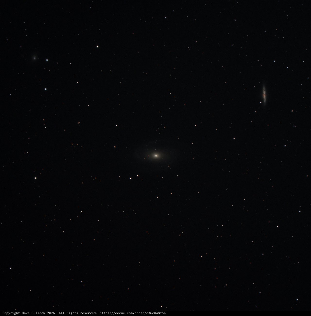Deep Space Galaxies in the Night Sky