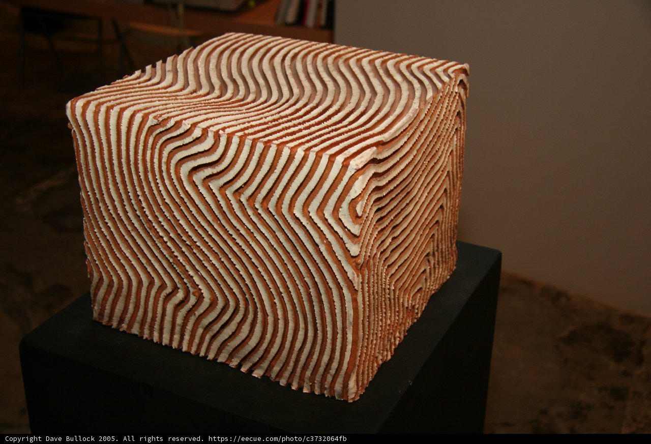 Waving Wood Sculpture