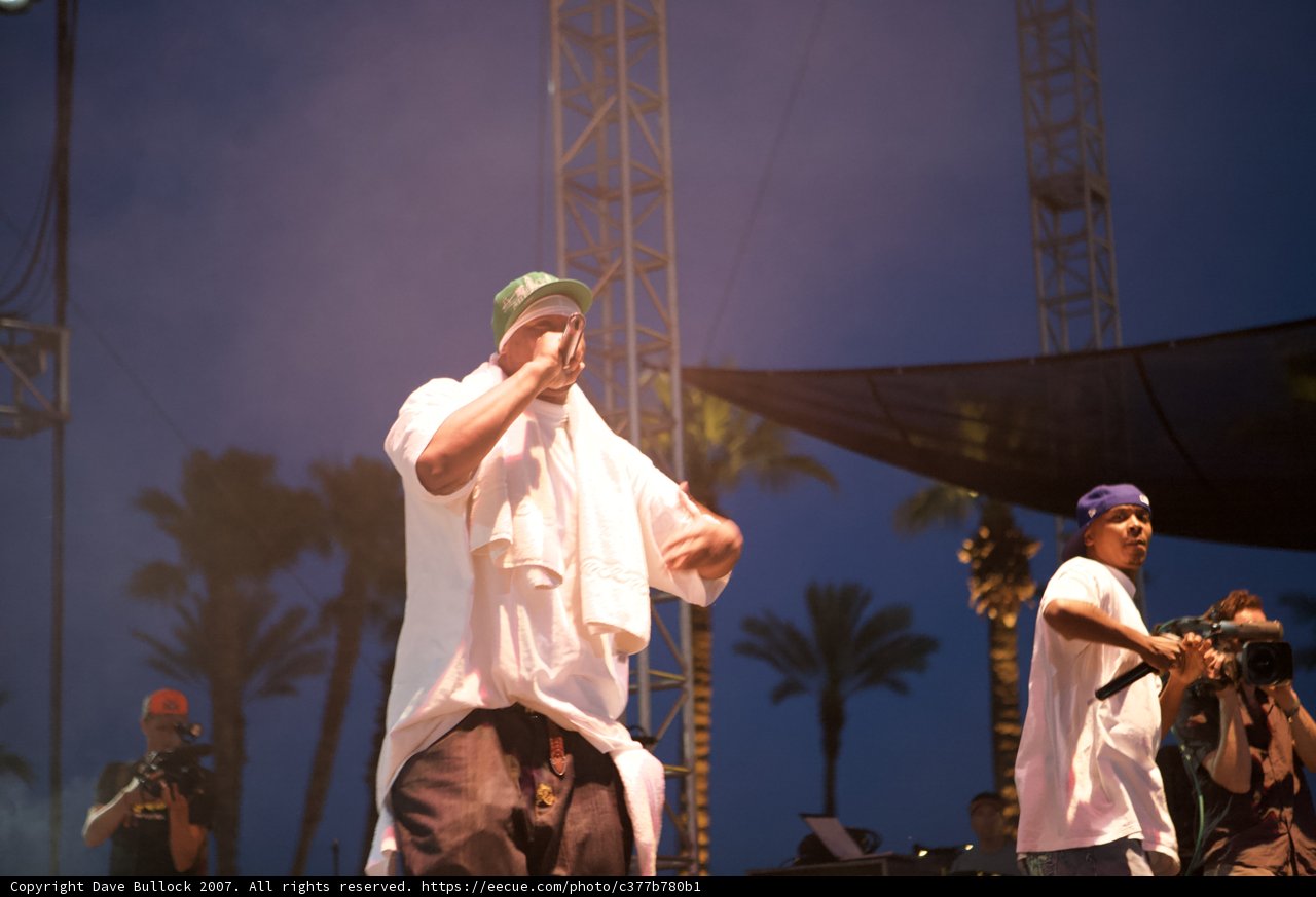 Two Men Rocking the Stage with Their Music at Coachella Saturday in 2007