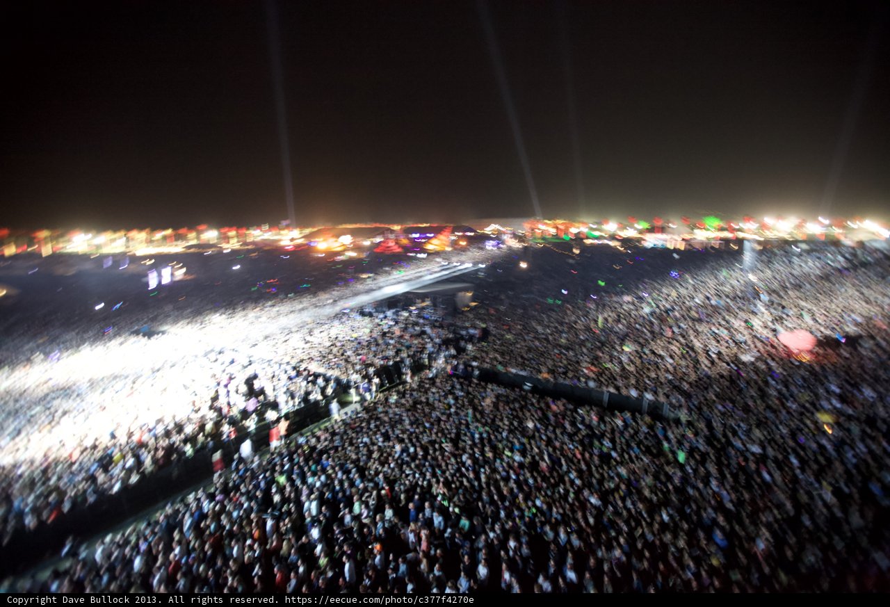 Electric Night: The Crowd Comes Alive at Coachella