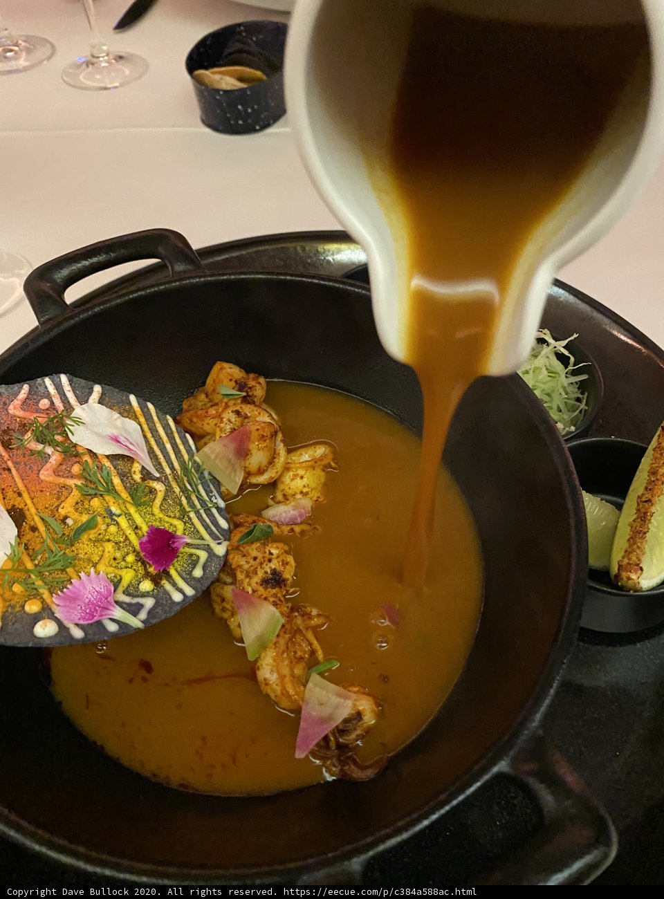 Delicious Dish with Perfectly Poured Sauce