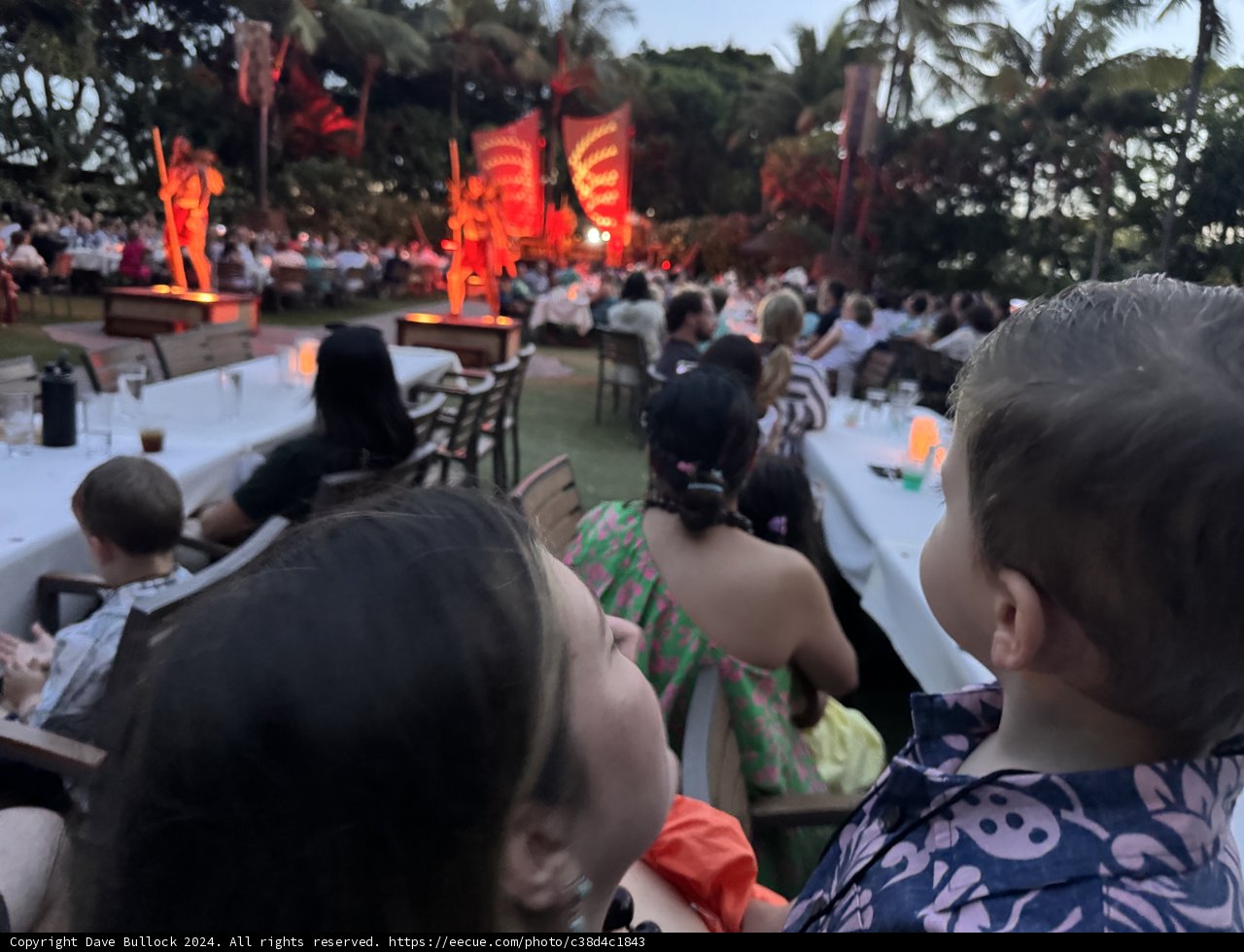 Hawaiian Evening at Aulani