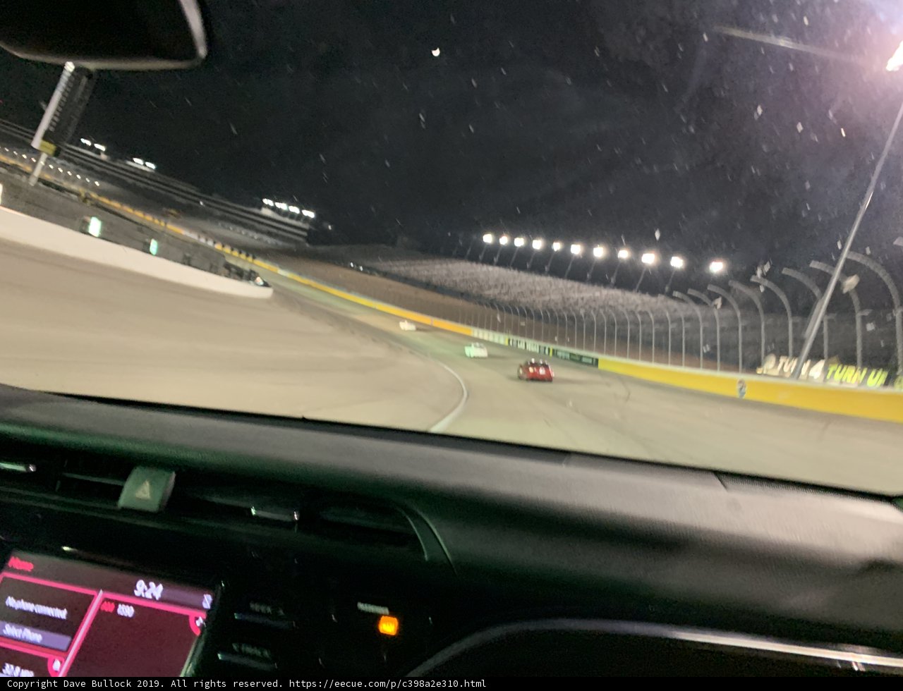 Nighttime Drive at Las Vegas Motor Speedway